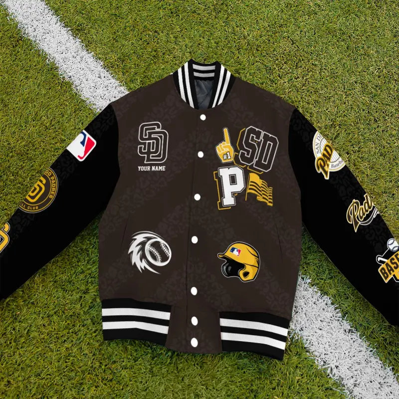 LIMITED EDITION - NEW CUSTOMIZED MLB18 SDP SAN DIEGO PADRES UNISEX T-SHIRT, POLO, HOODIE & JACKETS