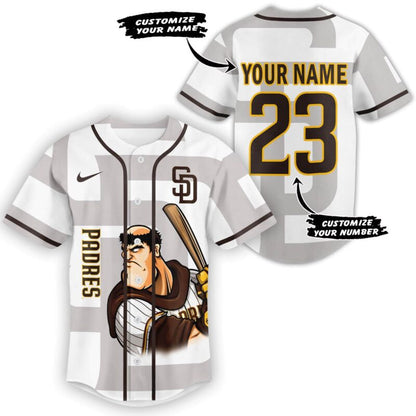 LIMITED EDITION - NEW CUSTOMIZED MLB18 SD PADRES BASEBALL JERSEY