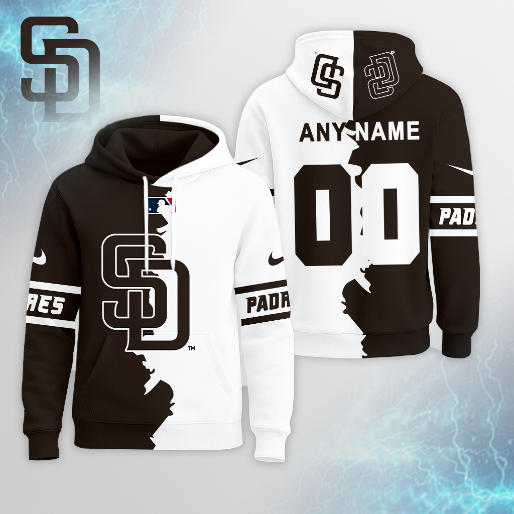 LIMITED EDITION - NEW CUSTOMIZED MLB18 SDP SAN DIEGO PADRES UNISEX T-SHIRT, POLO, HOODIE & JACKETS