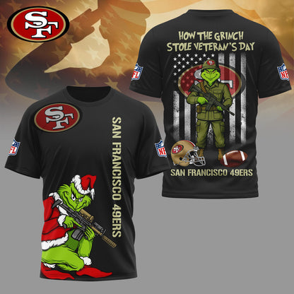 LIMITED EDITION - NEW CUSTOMIZED NFL11 SF49 SAN FRANCISCO 49ERS 3D SHIRT