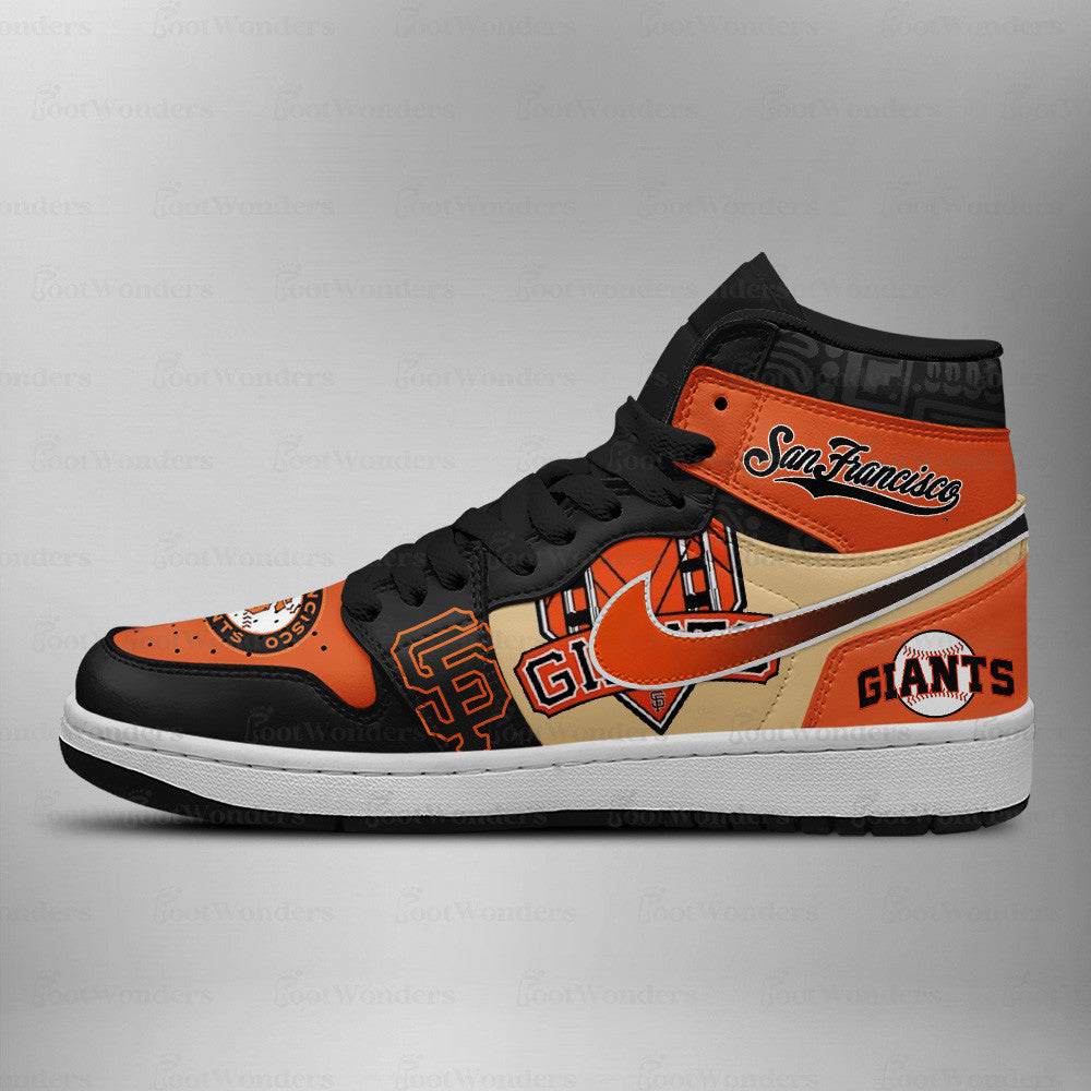 LIMITED EDITION - NEW CUSTOMIZED MLB06 SF GIANTS AIR JORDAN SNEAKERS