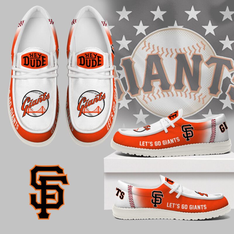 LIMITED EDITION - NEW CUSTOMIZED MLB06 SF GIANTS LOAFER SHOES