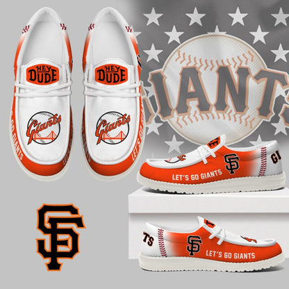 LIMITED EDITION - NEW CUSTOMIZED MLB06 SF GIANTS LOAFER SHOES