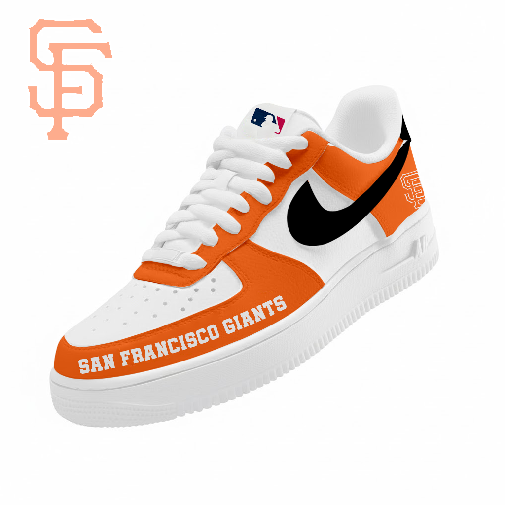 LIMITED EDITION - NEW CUSTOMIZED MLB06 SFG SAN FRANCISCO GIANTS AF1 SNEAKERS