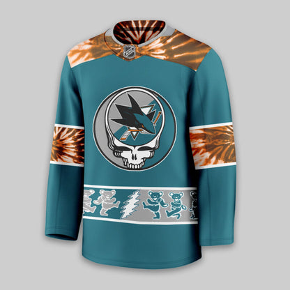 LIMITED EDITION - NEW CUSTOMIZED NHL32 SJ SHARKS UNISEX HOCKEY JERSEY