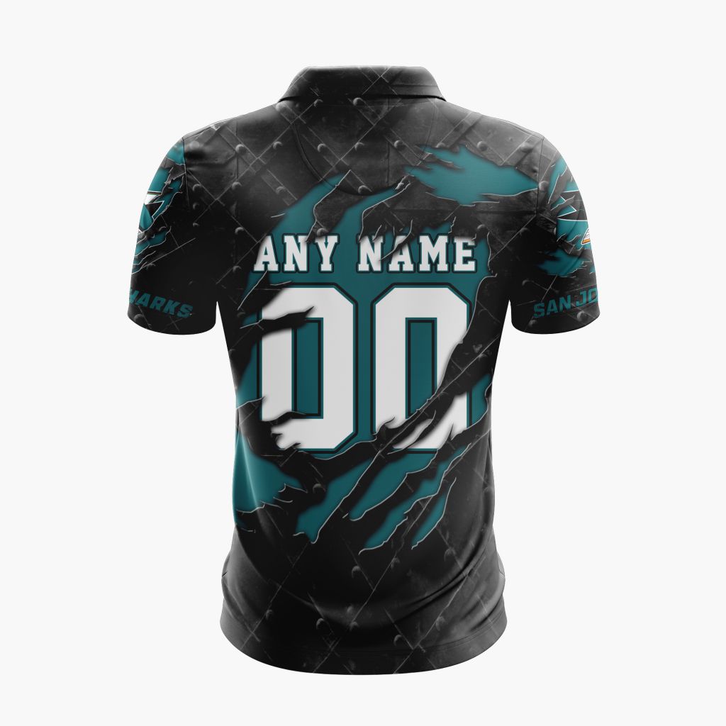 LIMITED EDITION - NEW CUSTOMIZED NHL32 SJS SAN JOSE SHARKS UNISEX T-SHIRT, POLO, HOODIE & JACKETS
