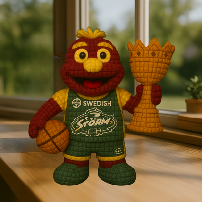 LIMITED EDITION - WNBA 05 STS SEALTTLE STORM HANDMADE CROCHET
