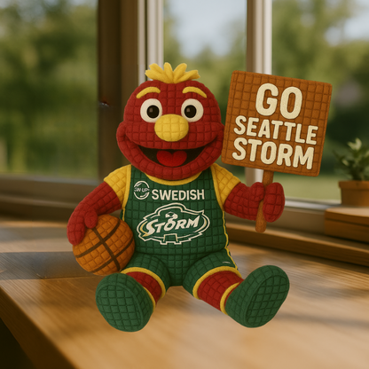 LIMITED EDITION - WNBA 05 STS SEALTTLE STORM HANDMADE CROCHET