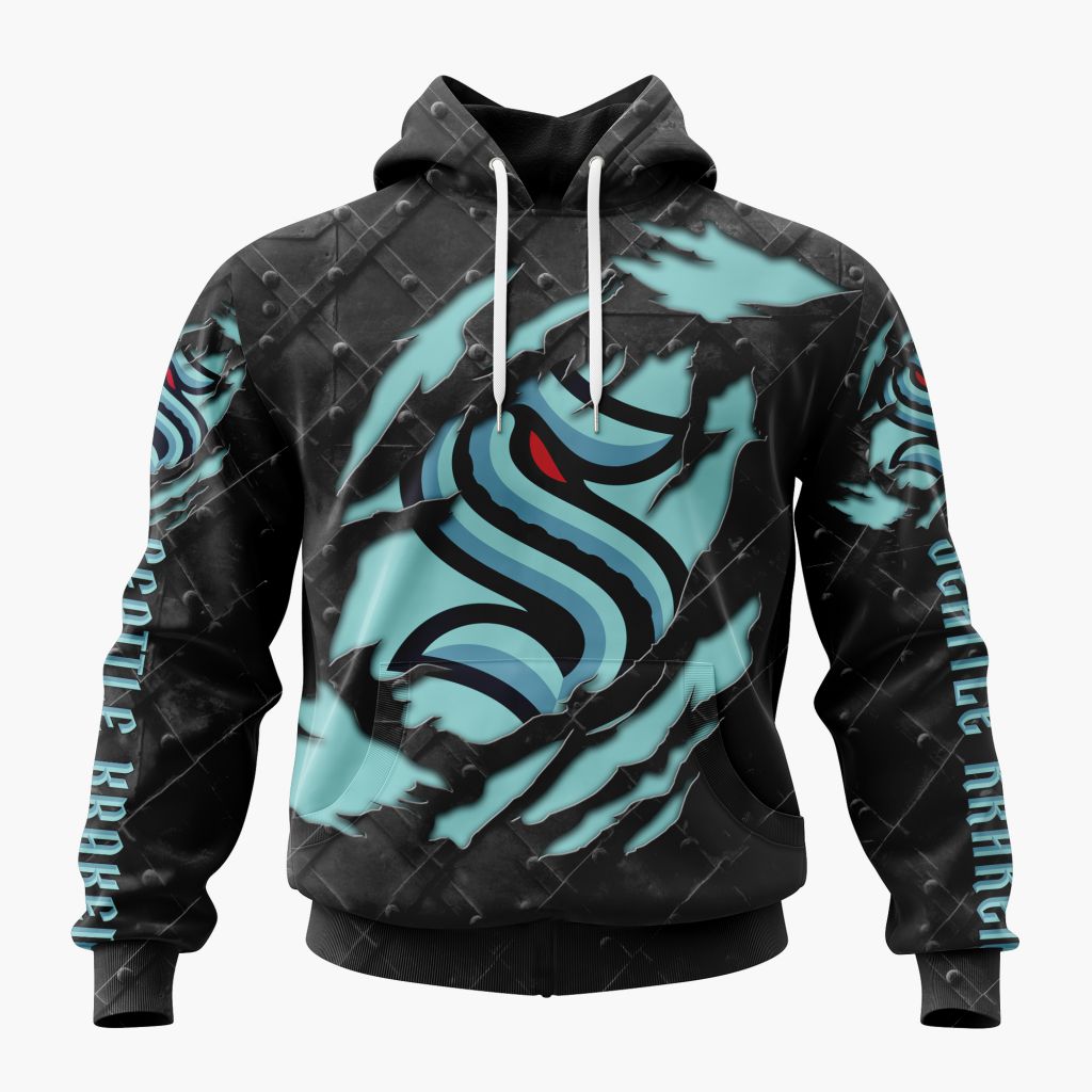 LIMITED EDITION - NEW CUSTOMIZED NHL20 STK SEATTLE KRAKEN UNISEX T-SHIRT, POLO, HOODIE & JACKETS