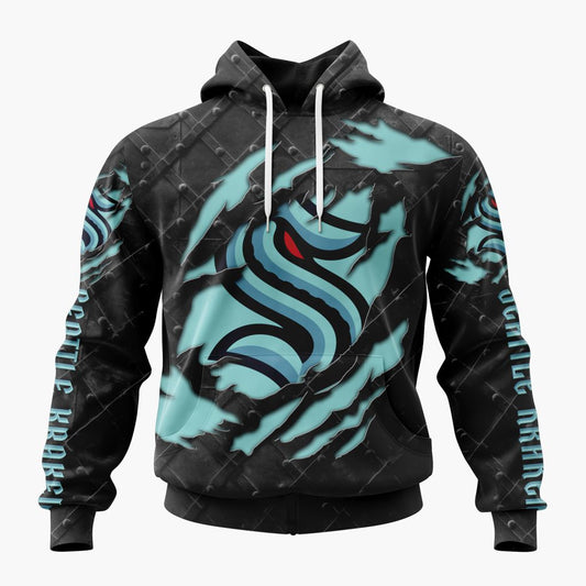 LIMITED EDITION - NEW CUSTOMIZED NHL20 STK SEATTLE KRAKEN UNISEX T-SHIRT, POLO, HOODIE & JACKETS