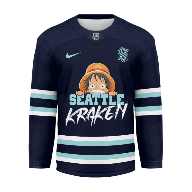 LIMITED EDITION - NEW CUSTOMIZED NHL20 ST KRAKEN UNISEX HOCKEY JERSEY