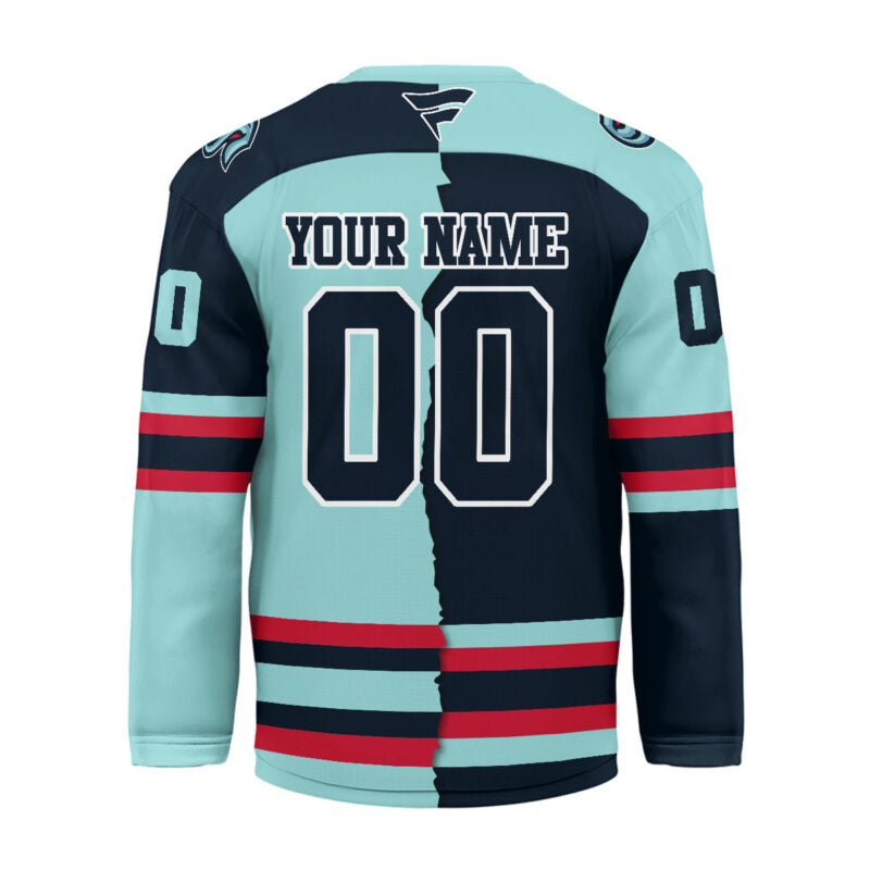 LIMITED EDITION - NEW CUSTOMIZED NHL20 ST KRAKEN UNISEX HOCKEY JERSEY