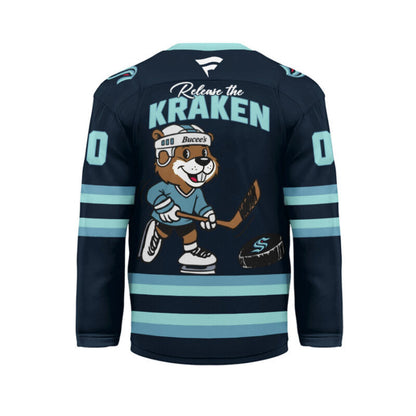 LIMITED EDITION - NEW CUSTOMIZED NHL20 ST KRAKEN UNISEX HOCKEY JERSEY