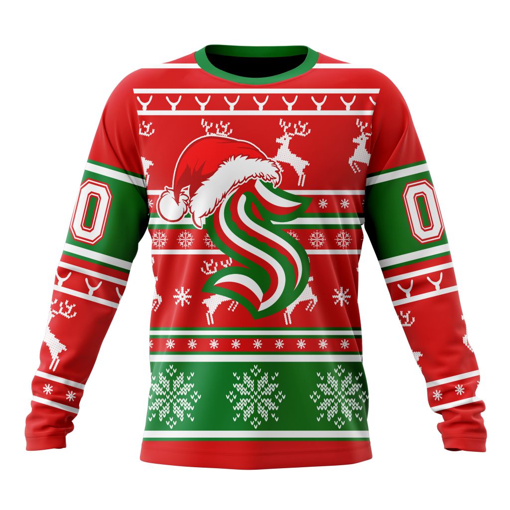 LIMITED EDITION - NEW CUSTOMIZED NHL20 STK SEATTLE KRAKEN UNISEX T-SHIRT, POLO, HOODIE & JACKETS