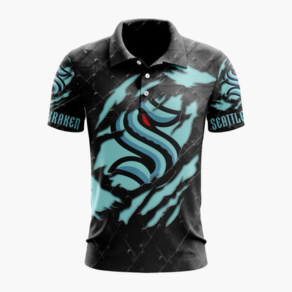 LIMITED EDITION - NEW CUSTOMIZED NHL20 STK SEATTLE KRAKEN UNISEX T-SHIRT, POLO, HOODIE & JACKETS