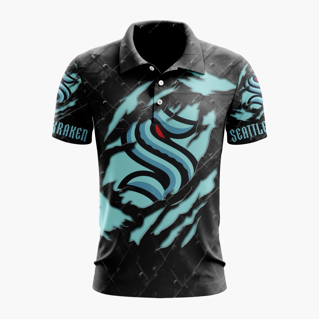 LIMITED EDITION - NEW CUSTOMIZED NHL20 STK SEATTLE KRAKEN UNISEX T-SHIRT, POLO, HOODIE & JACKETS