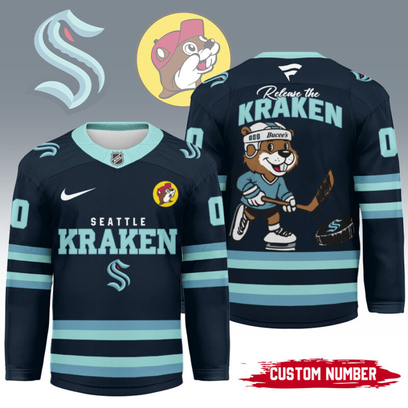 LIMITED EDITION - NEW CUSTOMIZED NHL20 ST KRAKEN UNISEX HOCKEY JERSEY