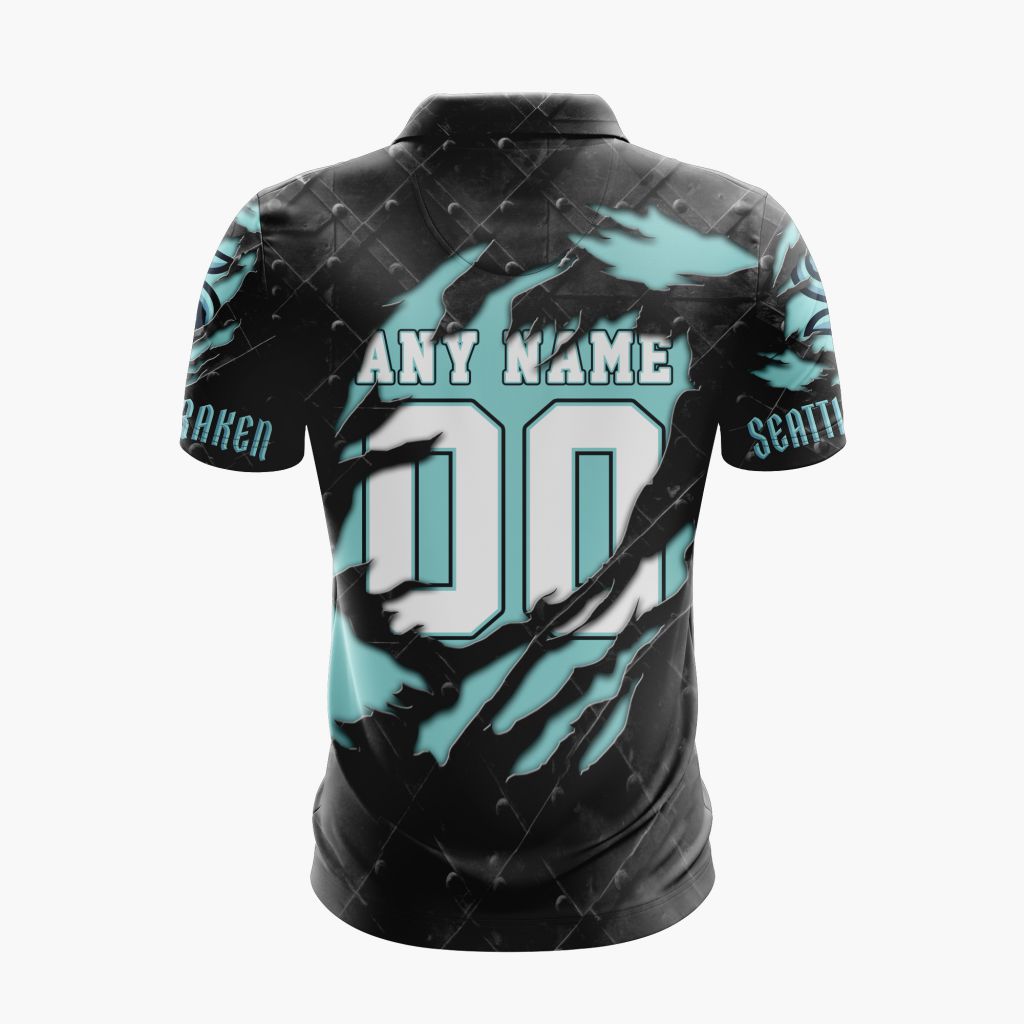 LIMITED EDITION - NEW CUSTOMIZED NHL20 STK SEATTLE KRAKEN UNISEX T-SHIRT, POLO, HOODIE & JACKETS