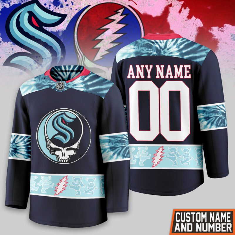 LIMITED EDITION - NEW CUSTOMIZED NHL20 ST KRAKEN UNISEX HOCKEY JERSEY