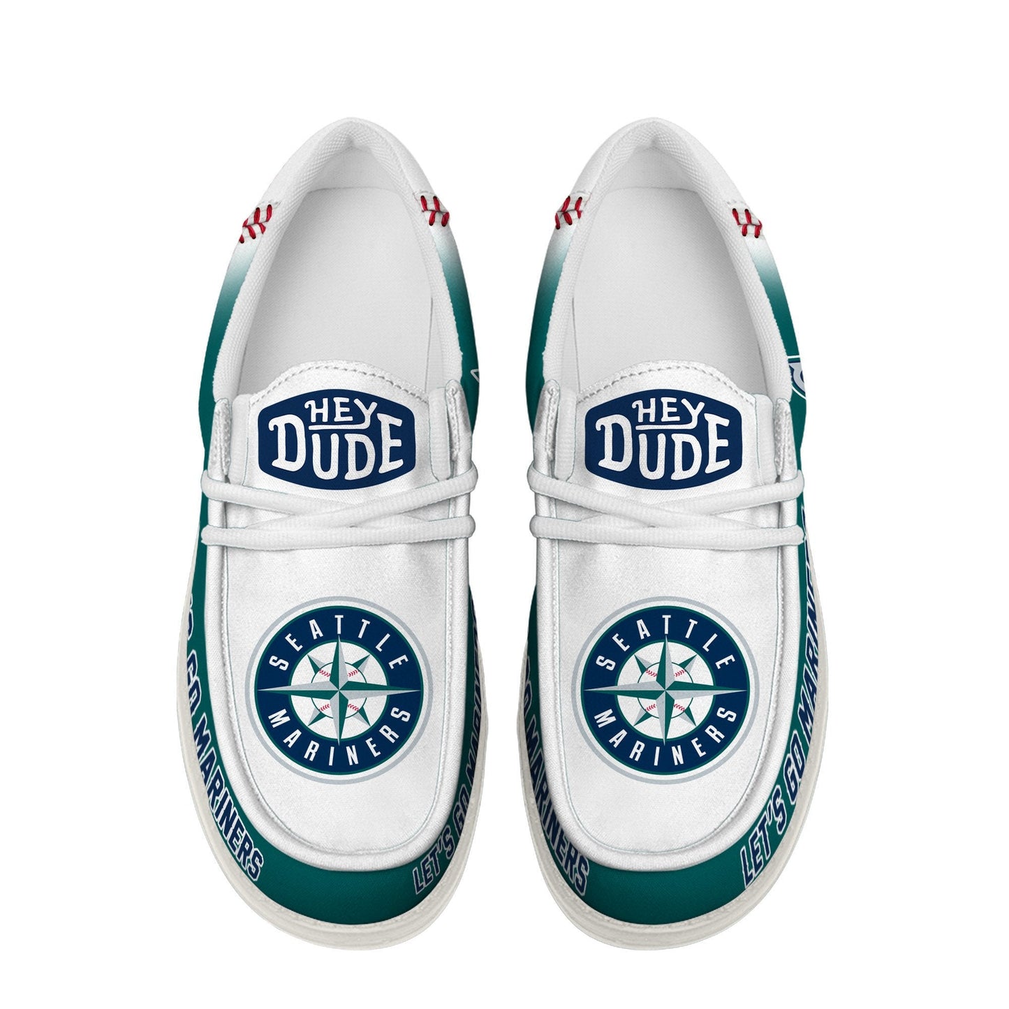 LIMITED EDITION - NEW CUSTOMIZED MLB14 ST MARINERS LOAFER SHOES