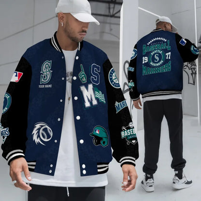 LIMITED EDITION - NEW CUSTOMIZED MLB14 SMS SEATTLE MARINERS UNISEX T-SHIRT, POLO, HOODIE & JACKETS