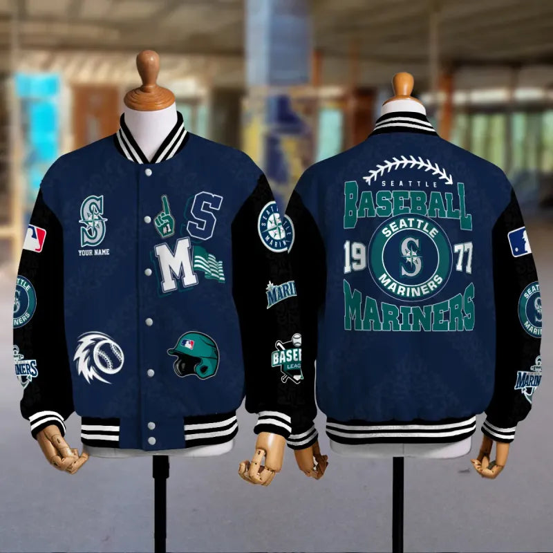 LIMITED EDITION - NEW CUSTOMIZED MLB14 SMS SEATTLE MARINERS UNISEX T-SHIRT, POLO, HOODIE & JACKETS