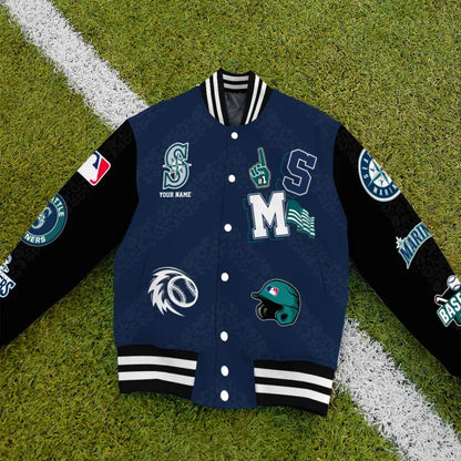 LIMITED EDITION - NEW CUSTOMIZED MLB14 SMS SEATTLE MARINERS UNISEX T-SHIRT, POLO, HOODIE & JACKETS
