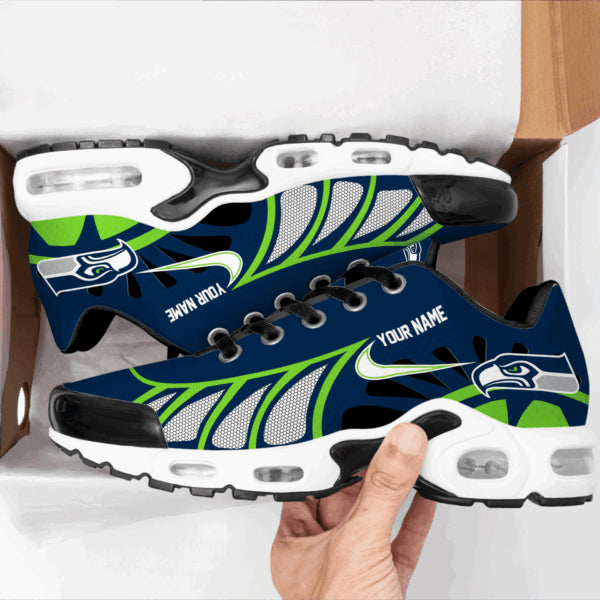 LIMITED EDITION - NEW CUSTOMIZED NFL06 SSH SEATTLE SEAHAWKS UNISEX AIR MAX PLUS SNEAKERS