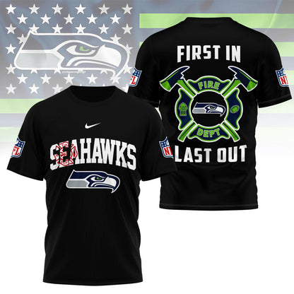 LIMITED EDITION - NEW CUSTOMIZED NFL06 SSH SEATTLE SEAHAWKS T-SHIRT | MULTIPLE COLORS AVAILABLE