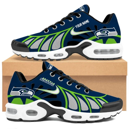 LIMITED EDITION - NEW CUSTOMIZED NFL06 SSH SEATTLE SEAHAWKS UNISEX AIR MAX PLUS SNEAKERS