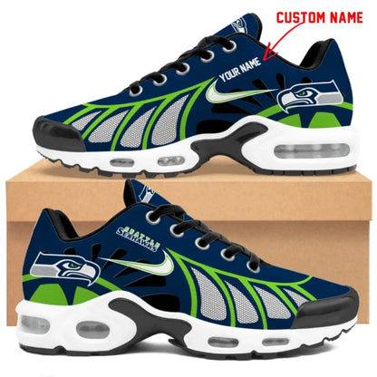 LIMITED EDITION - NEW CUSTOMIZED NFL06 SSH SEATTLE SEAHAWKS UNISEX AIR MAX PLUS SNEAKERS