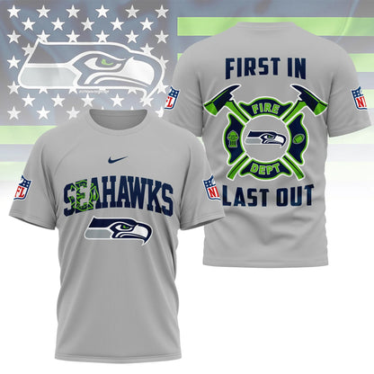 LIMITED EDITION - NEW CUSTOMIZED NFL06 SSH SEATTLE SEAHAWKS T-SHIRT | MULTIPLE COLORS AVAILABLE