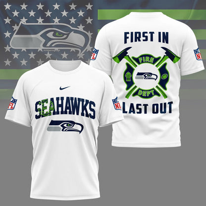 LIMITED EDITION - NEW CUSTOMIZED NFL06 SSH SEATTLE SEAHAWKS T-SHIRT | MULTIPLE COLORS AVAILABLE