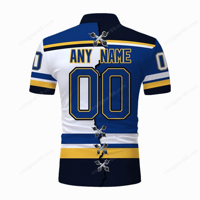 LIMITED EDITION - NEW CUSTOMIZED NHL14 SLB ST. LOUIS BLUES UNISEX T-SHIRT, POLO, HOODIE & JACKETS
