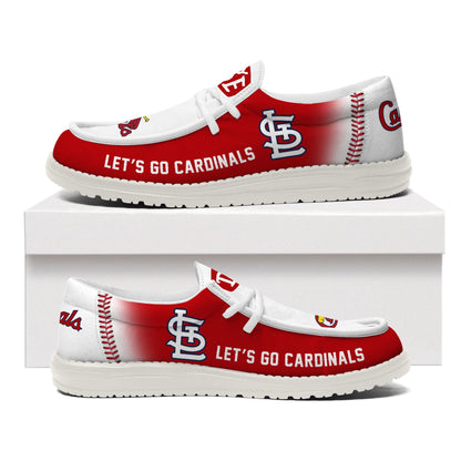 LIMITED EDITION - NEW CUSTOMIZED MLB24 SL CARDINALS LOAFER SHOES