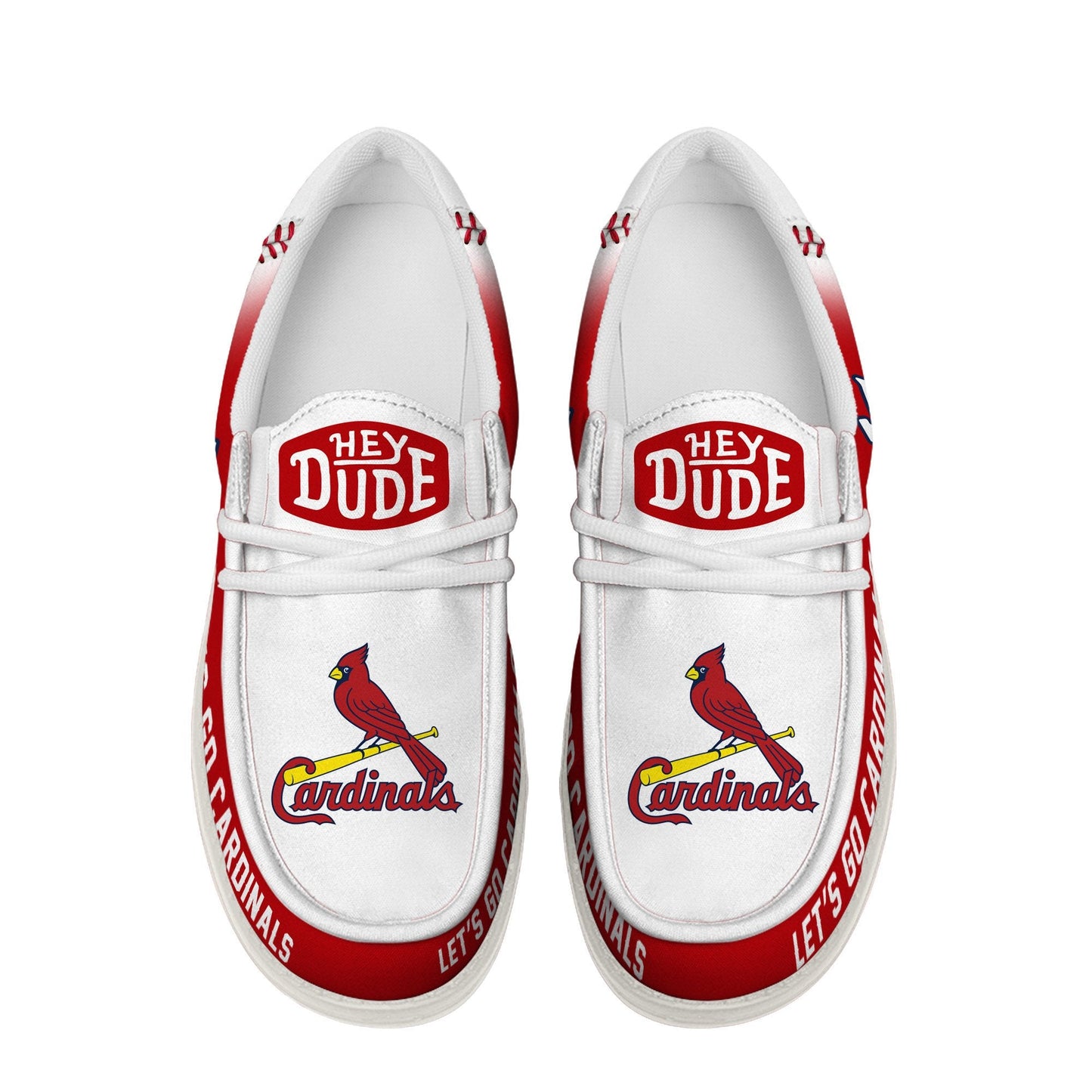 LIMITED EDITION - NEW CUSTOMIZED MLB24 SL CARDINALS LOAFER SHOES