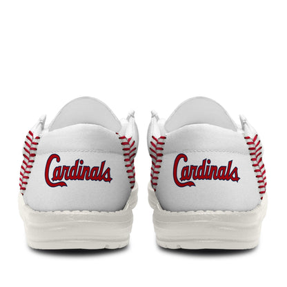 LIMITED EDITION - NEW CUSTOMIZED MLB24 SL CARDINALS LOAFER SHOES