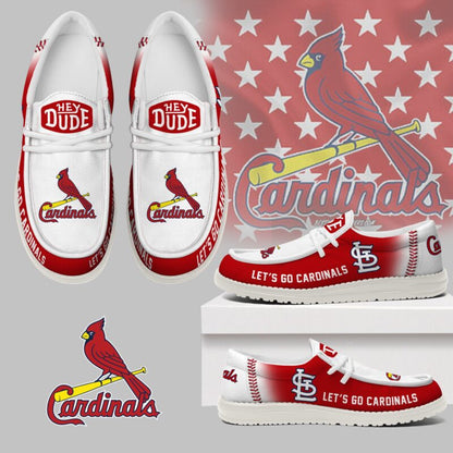 LIMITED EDITION - NEW CUSTOMIZED MLB24 SL CARDINALS LOAFER SHOES