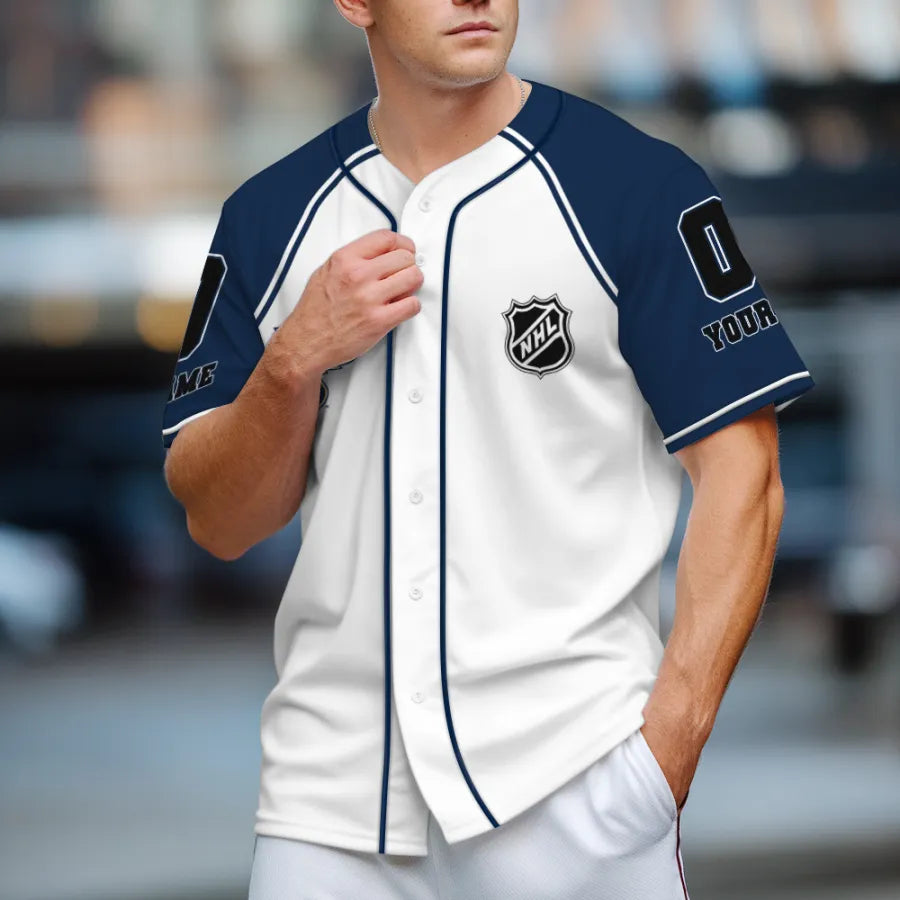 LIMITED EDITION - NEW CUSTOMIZED NHL14 SL BLUES BASEBALL JERSEY