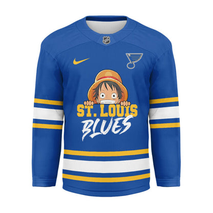 LIMITED EDITION - NEW CUSTOMIZED NHL14 SL BLUES UNISEX HOCKEY JERSEY
