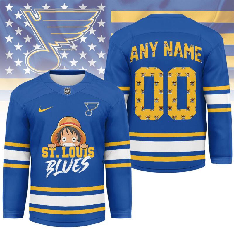 LIMITED EDITION - NEW CUSTOMIZED NHL14 SL BLUES UNISEX HOCKEY JERSEY