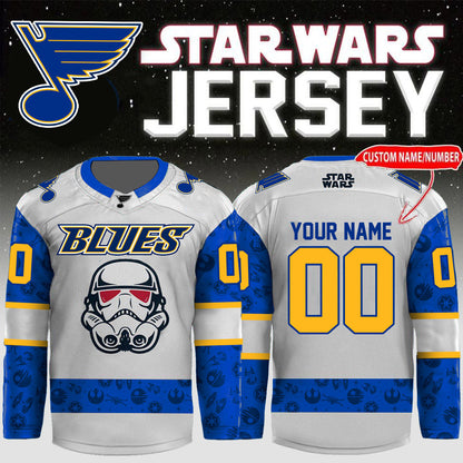 LIMITED EDITION - NEW CUSTOMIZED NHL14 SL BLUES UNISEX HOCKEY JERSEY