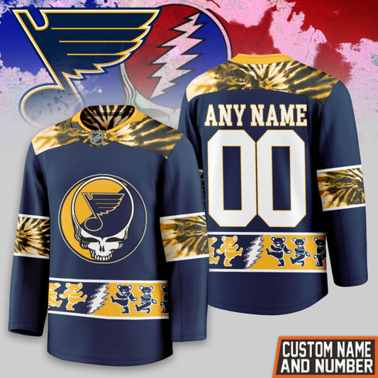 LIMITED EDITION - NEW CUSTOMIZED NHL14 SL BLUES UNISEX HOCKEY JERSEY