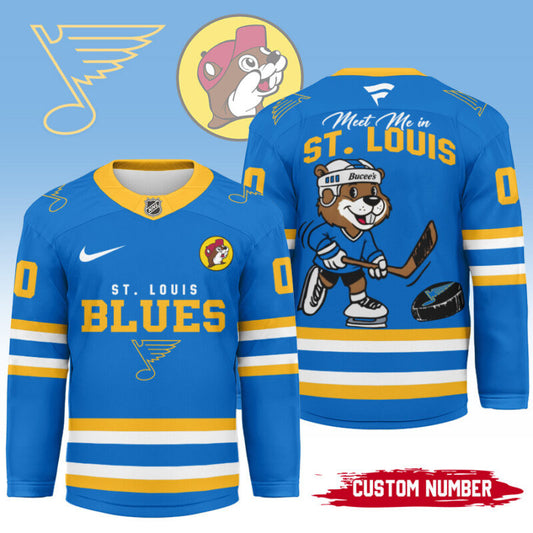 LIMITED EDITION - NEW CUSTOMIZED NHL14 SL BLUES UNISEX HOCKEY JERSEY