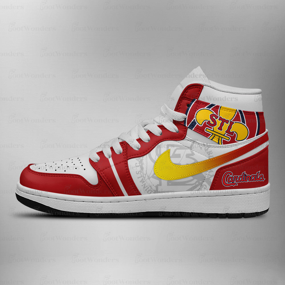LIMITED EDITION - NEW CUSTOMIZED MLB24 SL CARDINALS AIR JORDAN SNEAKERS