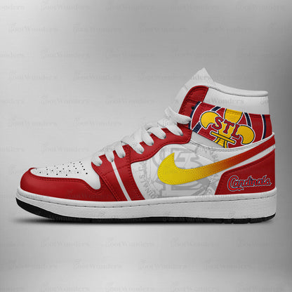 LIMITED EDITION - NEW CUSTOMIZED MLB24 SL CARDINALS AIR JORDAN SNEAKERS