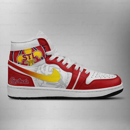 LIMITED EDITION - NEW CUSTOMIZED MLB24 SL CARDINALS AIR JORDAN SNEAKERS