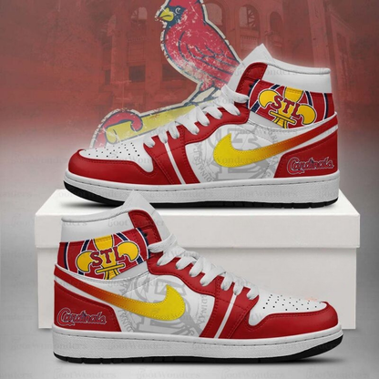 LIMITED EDITION - NEW CUSTOMIZED MLB24 SL CARDINALS AIR JORDAN SNEAKERS