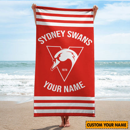 LIMITED EDITION - NEW 15 SNS CUSTOMIZED BEACH & BATH TOWEL