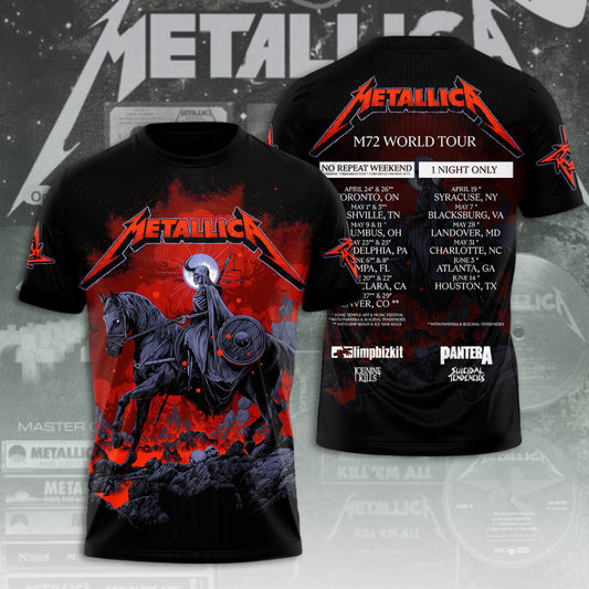 NEW PREMIUM METALLICA UNISEX T-SHIRT, POLO, HOODIE & JACKETS 2026